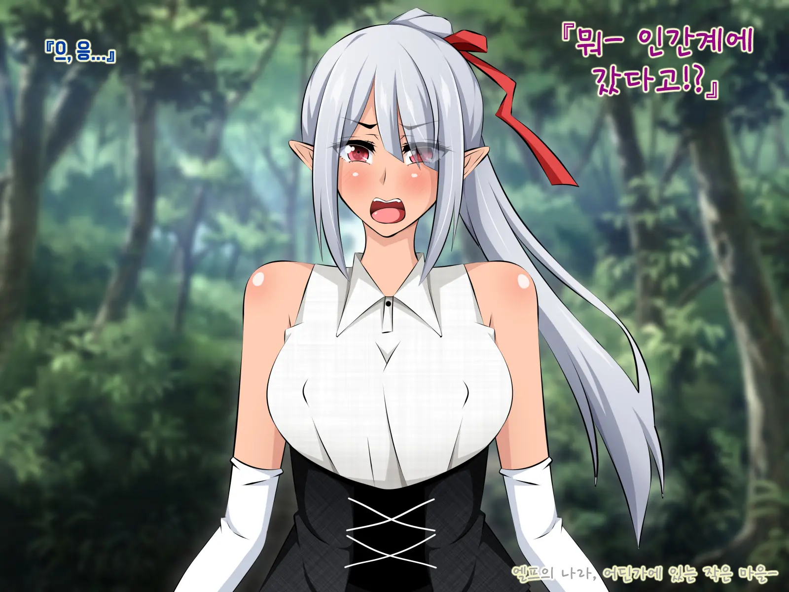 Junketsu Elf No Sennou Netorare Homestay Zenpen | 순결엘프의 세뇌 네토라레 홈스테이 전편